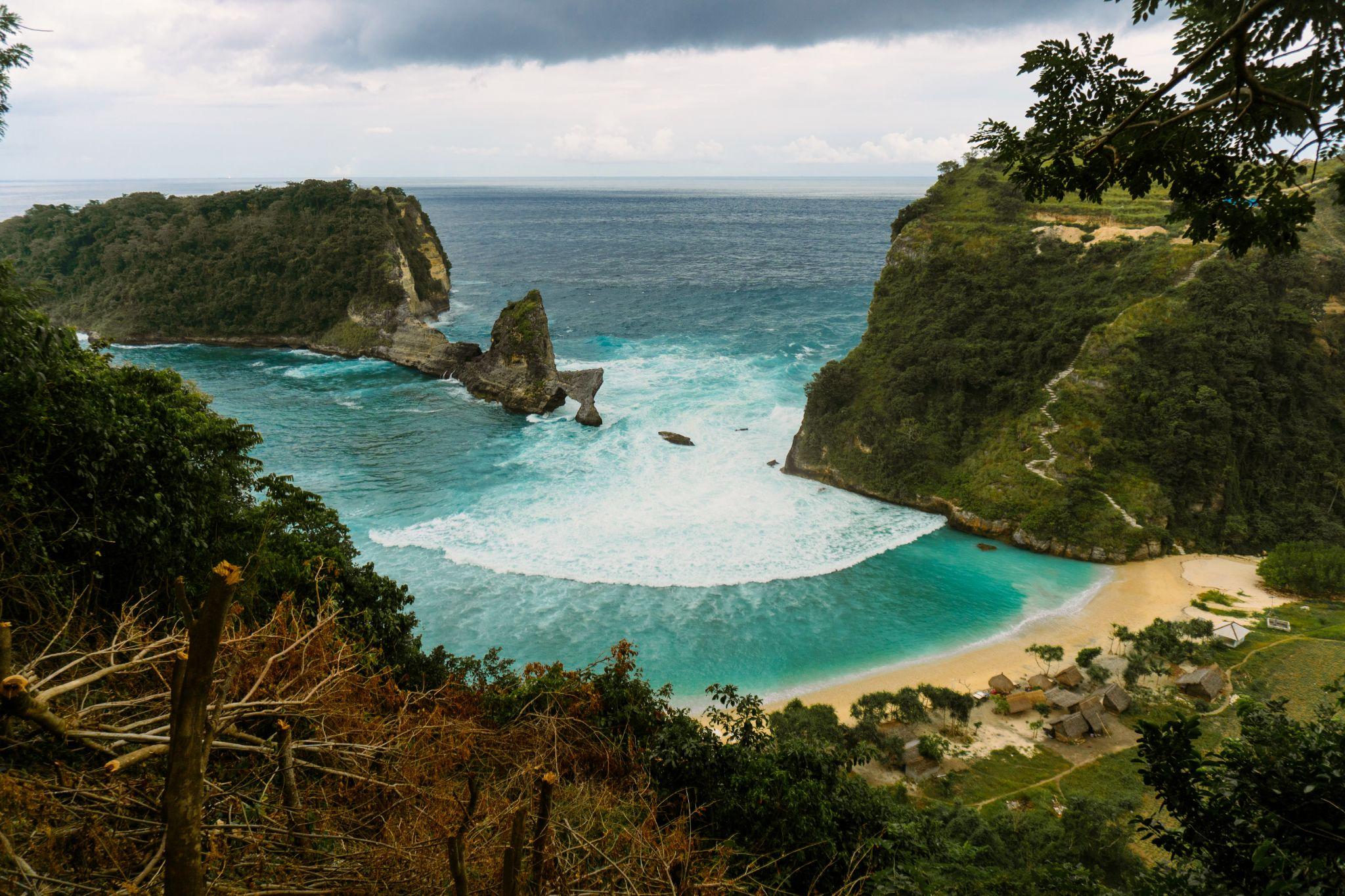 Hidden beaches South Bali Melasti Padang Padang